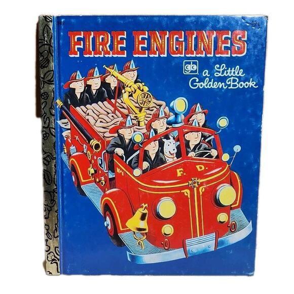 Little Golden books Lot Beauty And The Beast Richard Scarry Fire Engines Disney - Picture 2 of 16